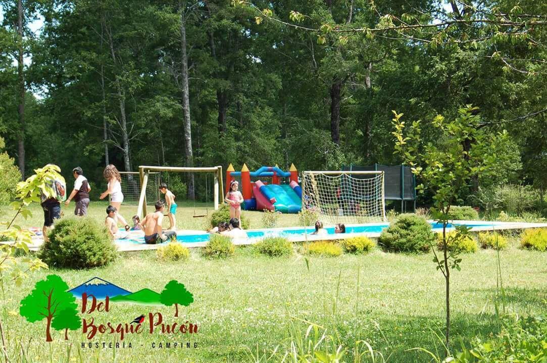 Hosteria Y Camping Del Bosque Pucon Exterior photo